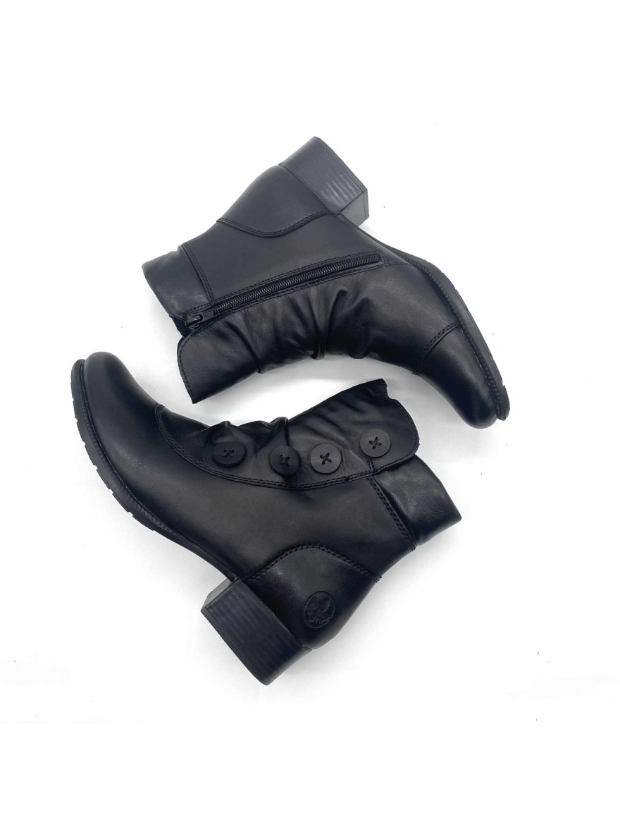 Bottine Rieker 78659-00 noire | Marina & Paloma