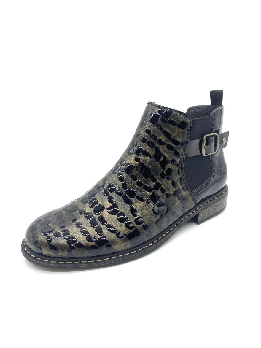 Bottine Rieker Z4965-90 noire | Marina & Paloma
