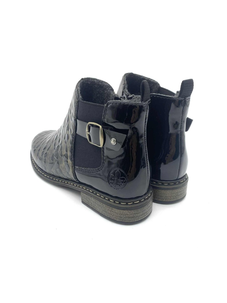 Bottine Rieker Z4965-90 noire | Marina & Paloma