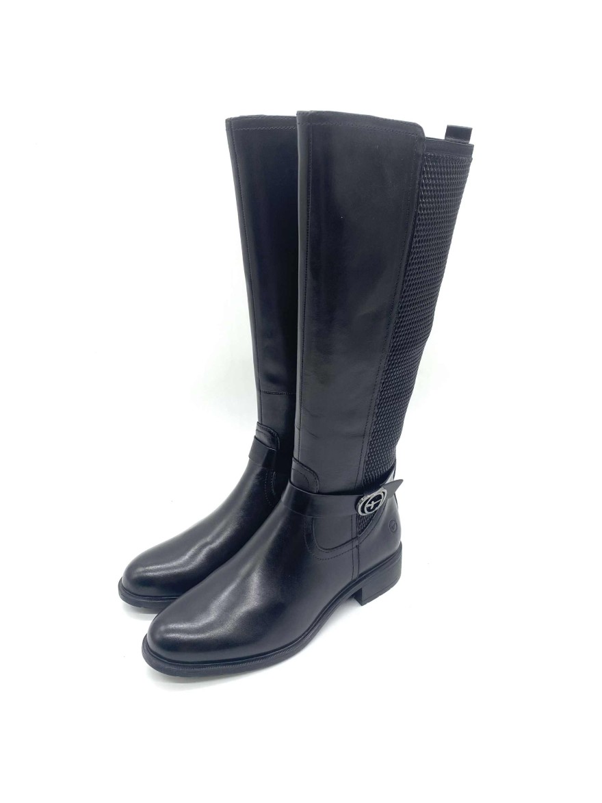 Botte Tamaris 25618 noire élégante pour femme | Marina & Paloma