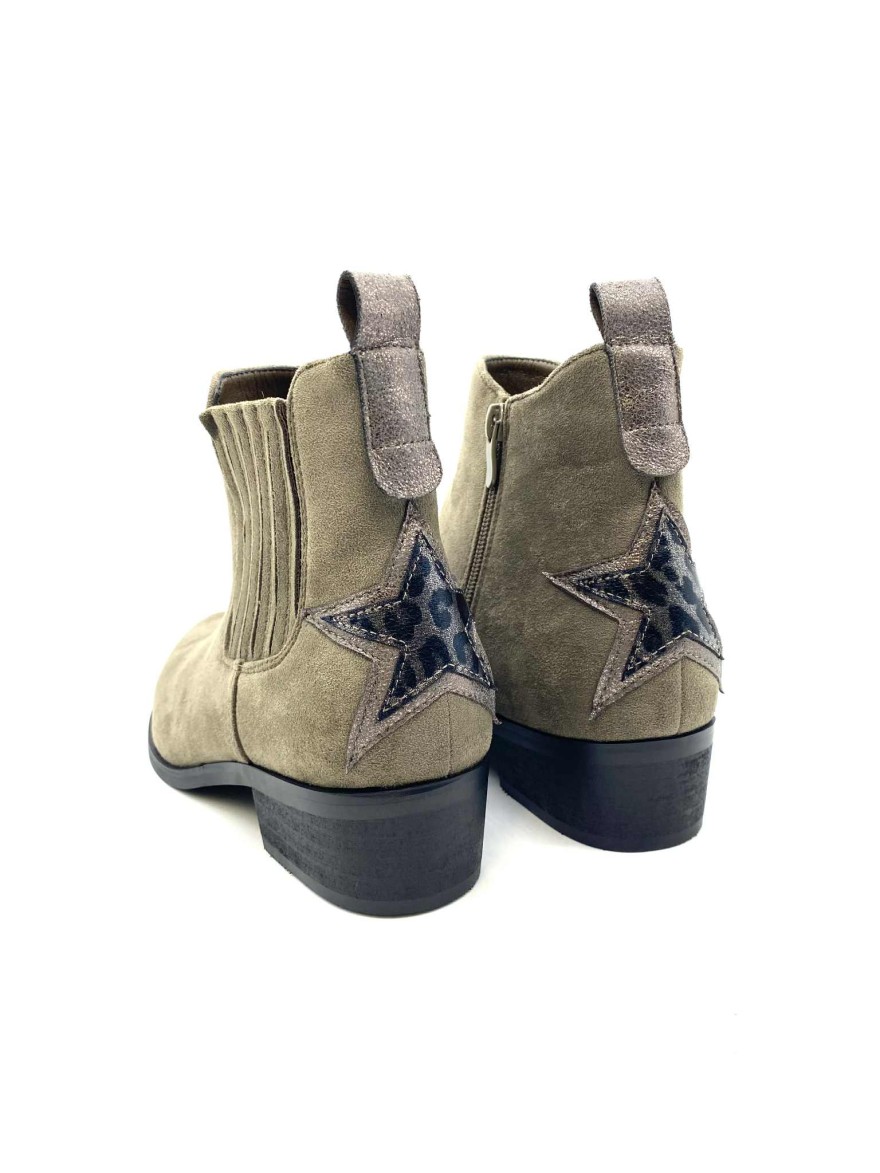Bottine Tiag basse kaki | Marina & Paloma