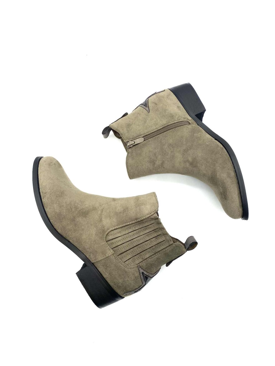 Bottine Tiag basse kaki | Marina & Paloma