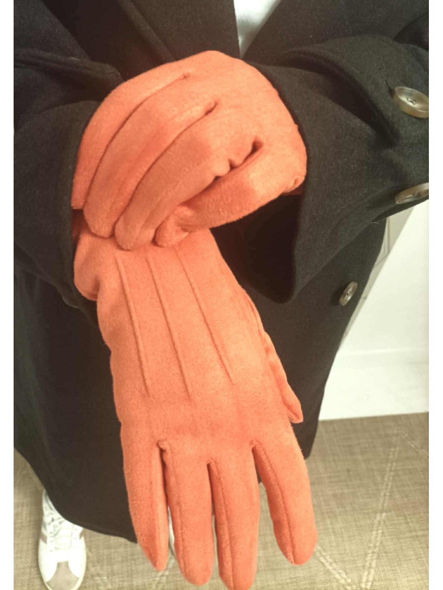 Gants Suédine Unis | Marina & Paloma
