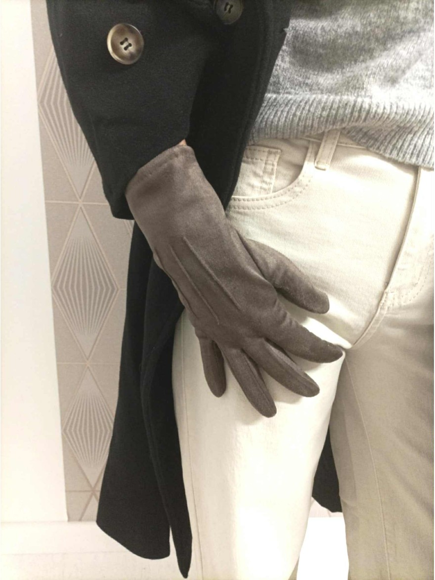 Gants Suédine Unis | Marina & Paloma