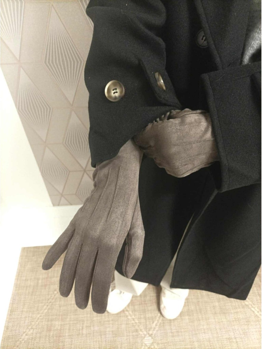 Gants Suédine Unis | Marina & Paloma