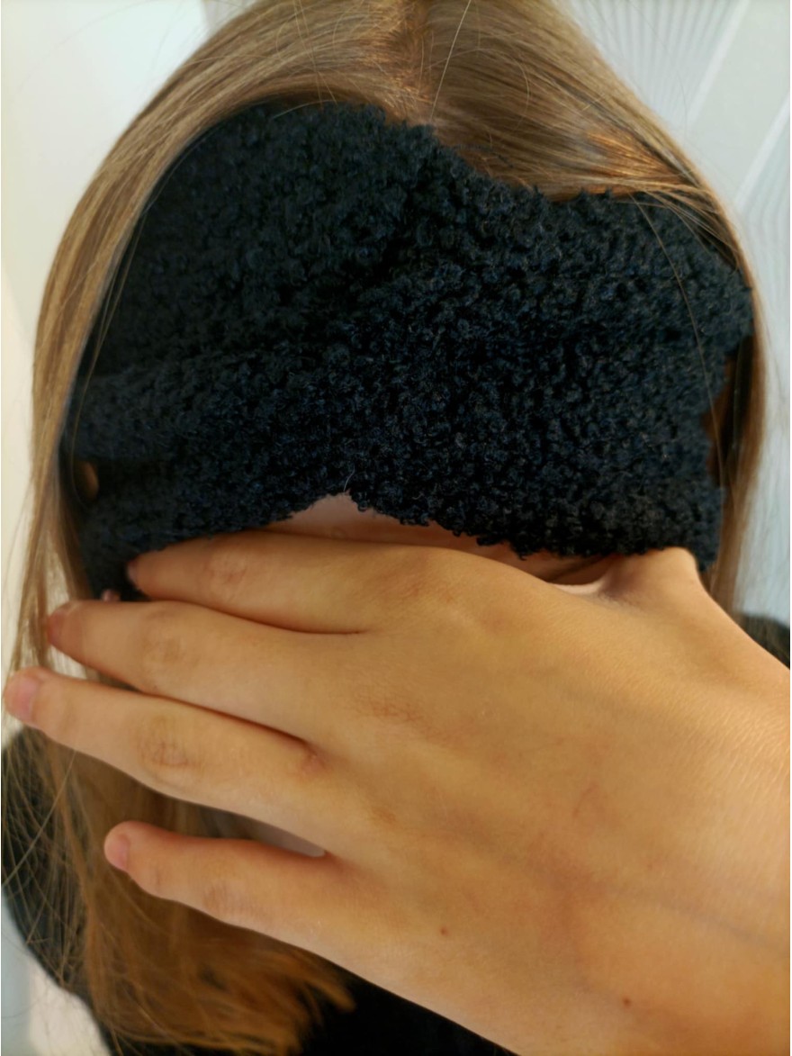 Bandeau Effet Moumoute Noir | Marina & Paloma