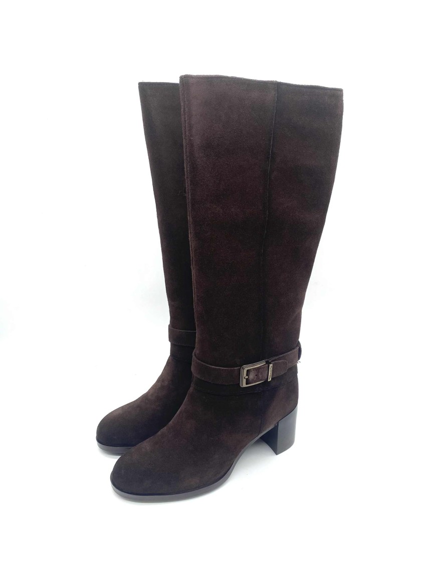 Botte Tamaris 25533 daim marron chic -50% | Marina & Paloma