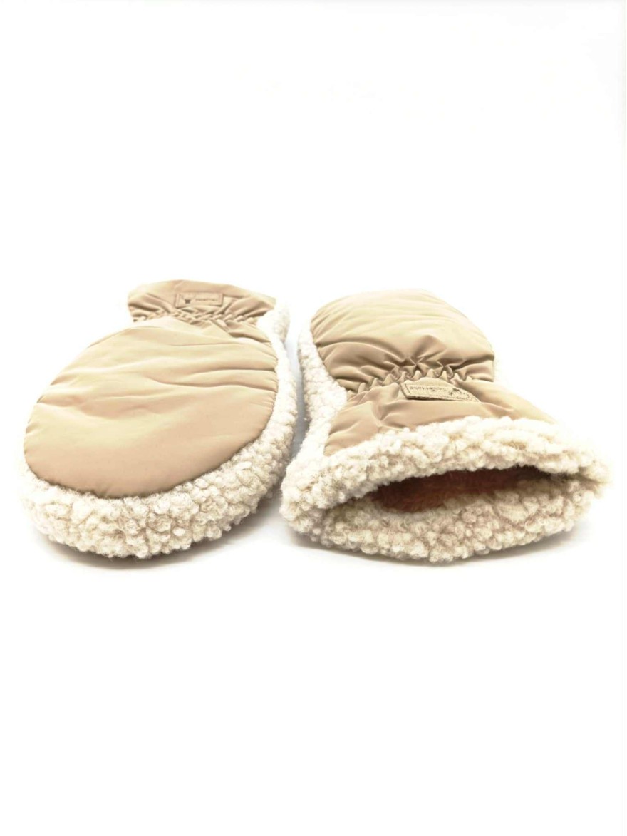 Moufle Moumoute beige chaude et élégante | Marina & Paloma