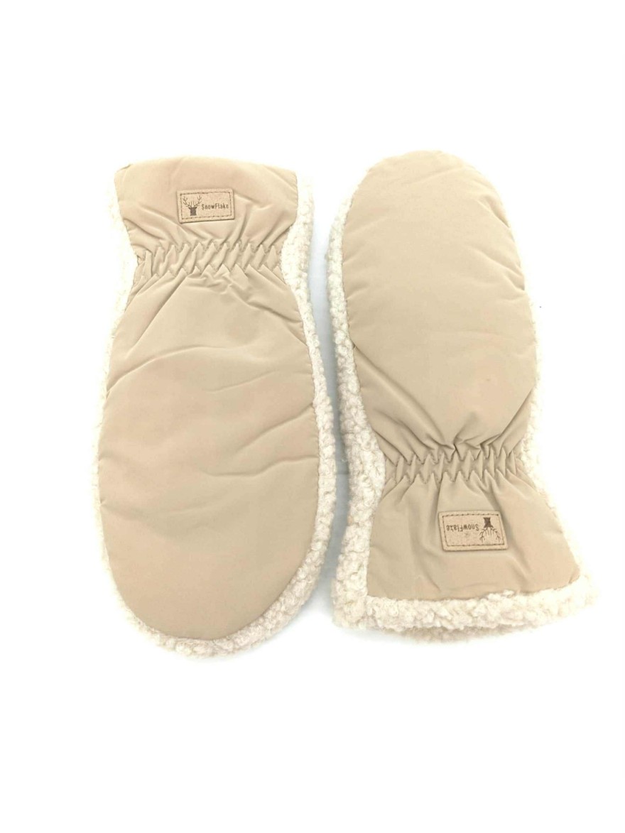 Moufle Moumoute beige chaude et élégante | Marina & Paloma