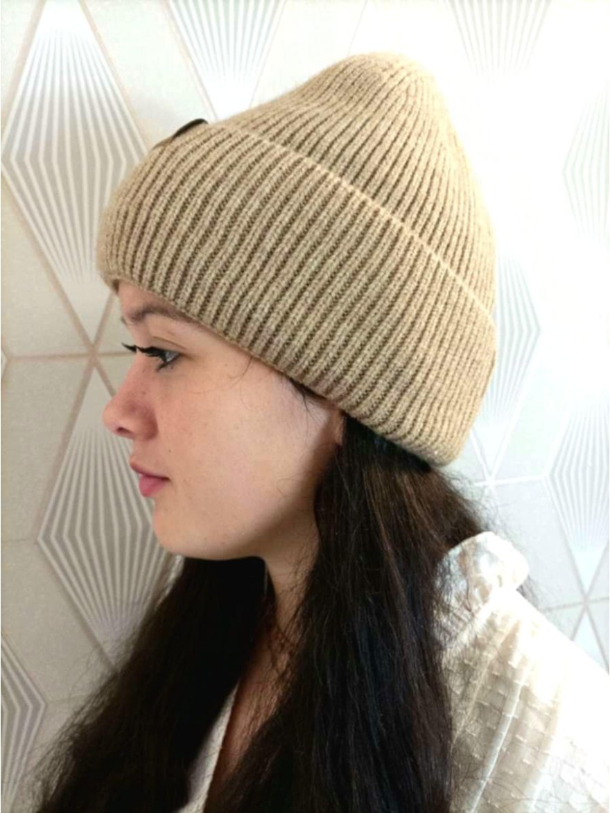 Bonnet Hiver Bandeau Tricoté Beige | Marina & Paloma
