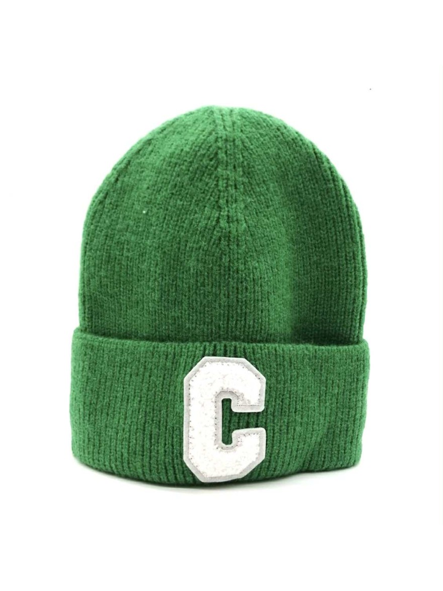 Bonnet Patch C Vert College | Marina & Paloma