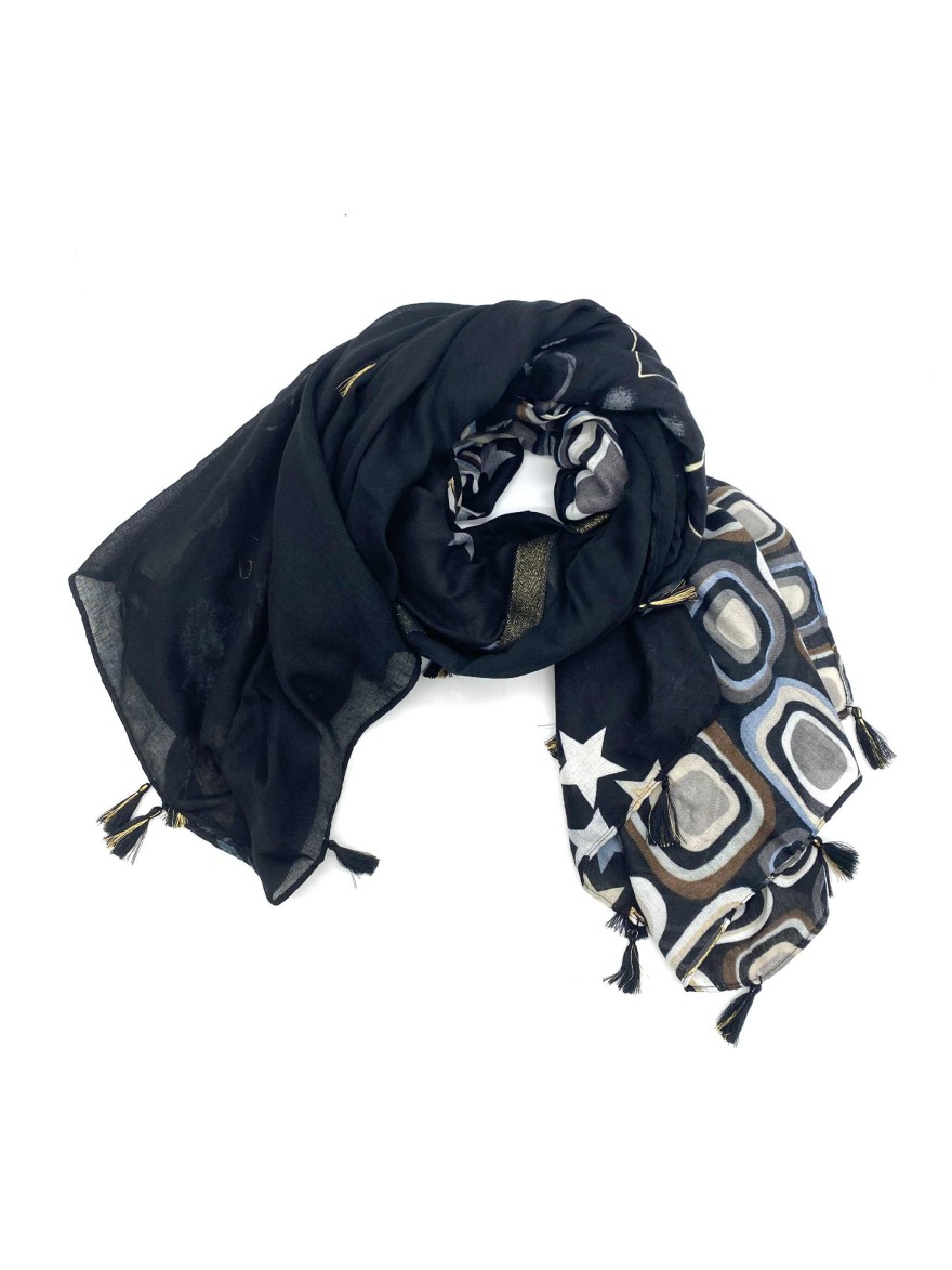 Cheich Patchwork Hiver motifs géométriques et étoiles | Marina & Paloma