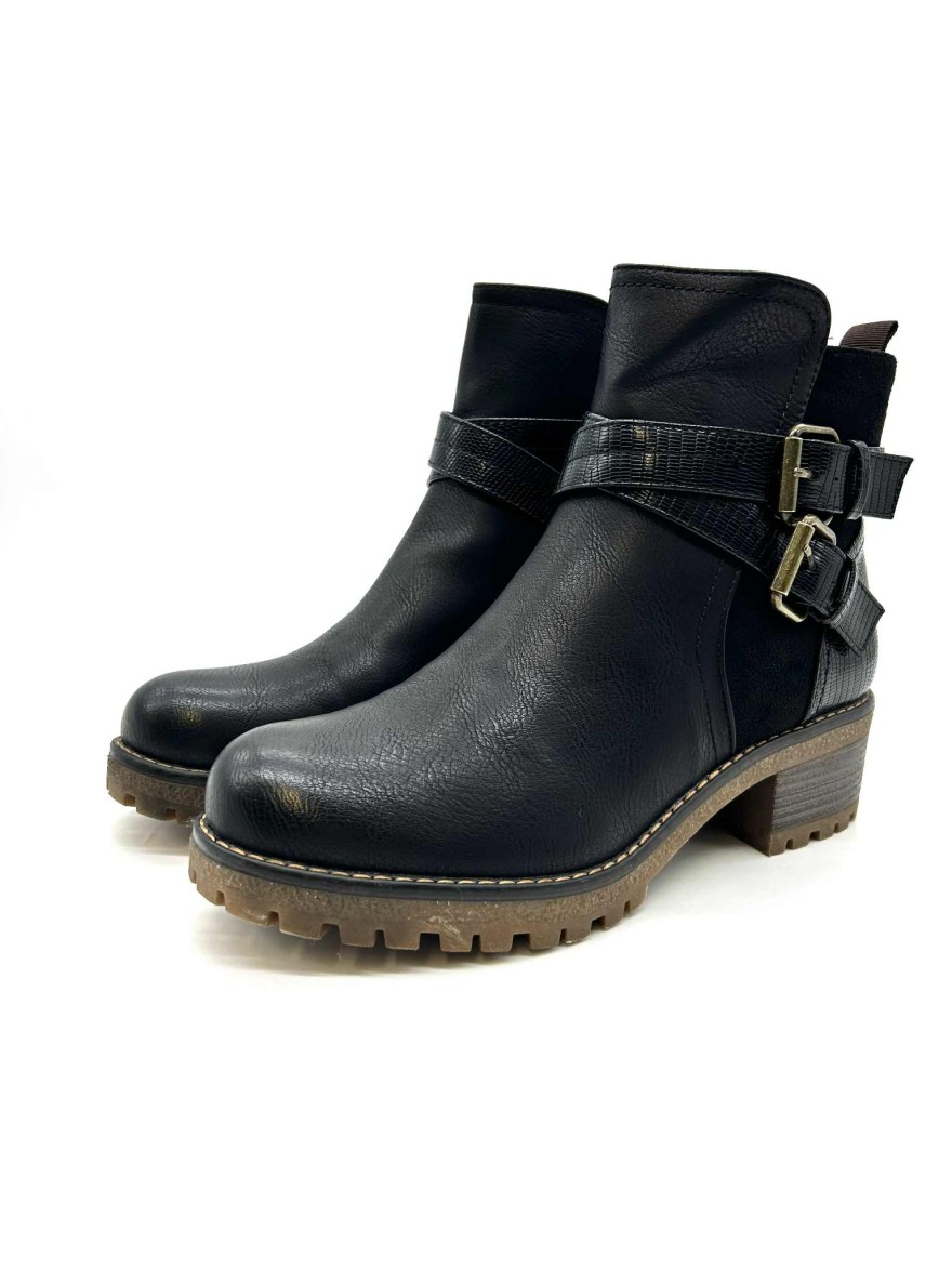 Bottine Hiver Lady Glory femme noire | Marina & Paloma