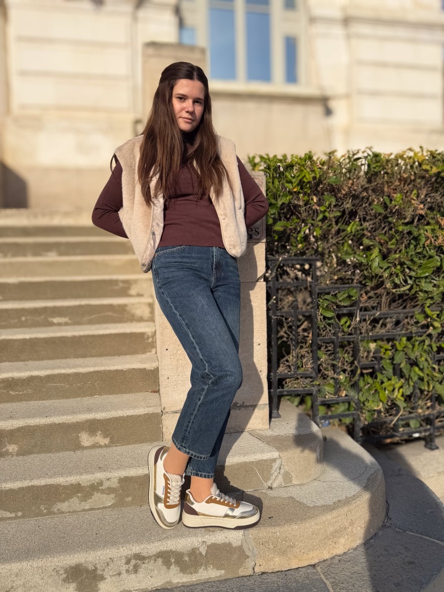 Sous Pull Kilky – Maille Côtelée Chocolat Ajustée | Marina & Paloma