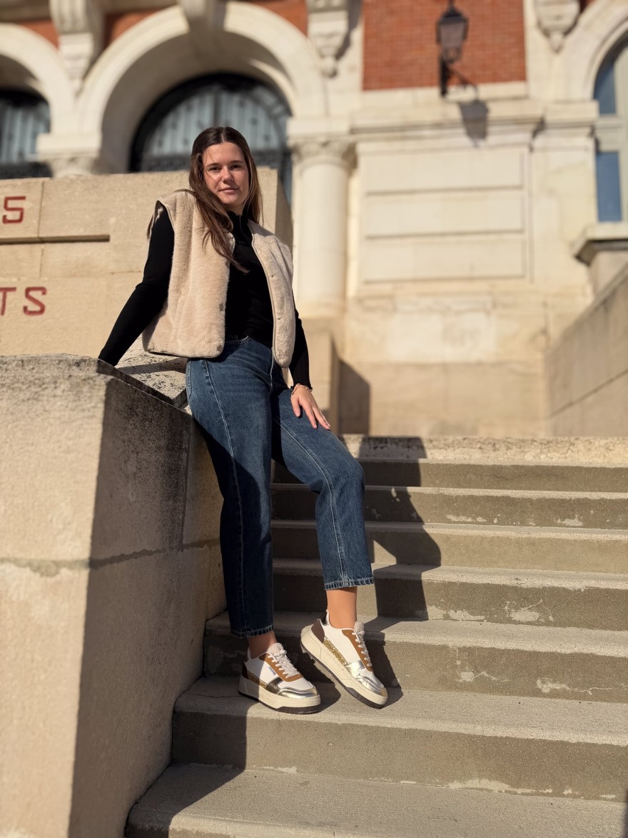 Sous Pull Kilky – Maille Noire Mock Neck Ajustée | Marina & Paloma