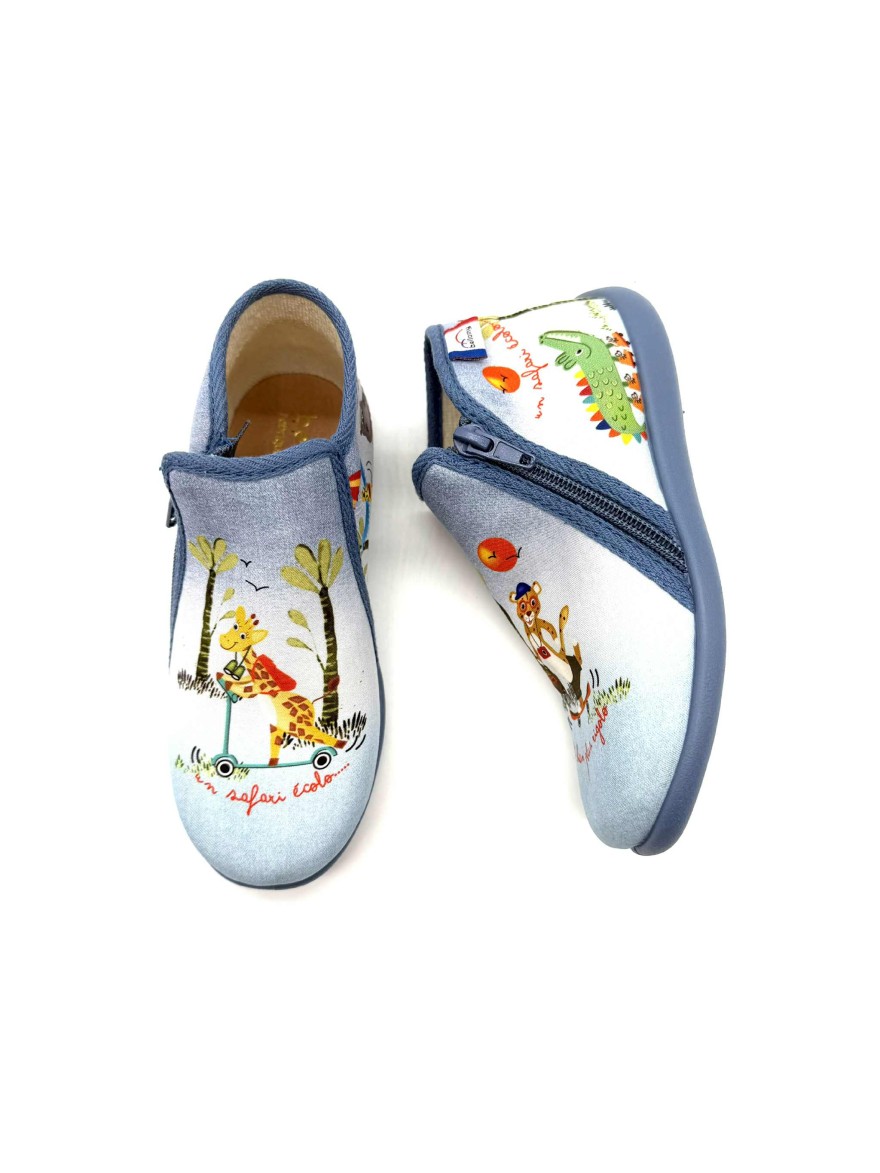 Chausson Bellamy Nohan Garçon | Jungle & Animaux Rigolos | Marina & Paloma
