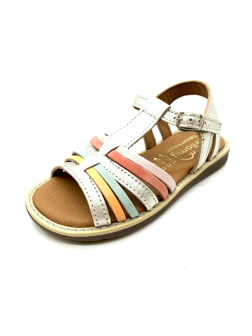 Nu pied fille Bellamy Glis pastel et raffiné | Marina & Paloma