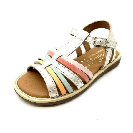 Nu pied fille Bellamy Glis pastel et raffiné | Marina & Paloma