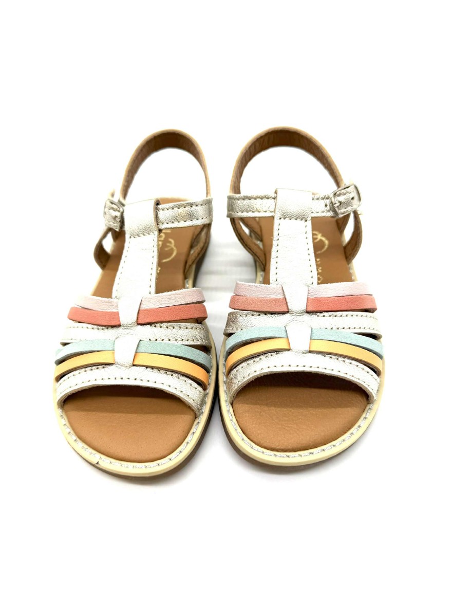 Nu pied fille Bellamy Glis pastel et raffiné | Marina & Paloma
