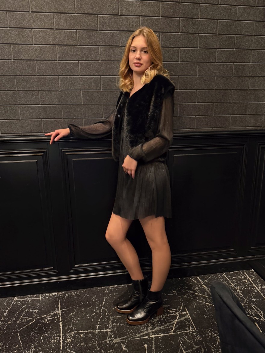 Robe Maelle Fête Curvy Robe femme | Marina & Paloma – Doré éclatant