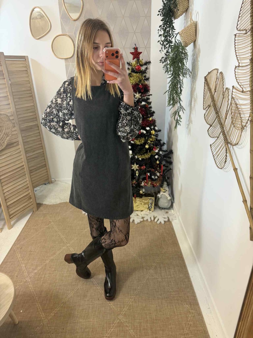 Robe gris anthracite tendance et chic | Marina & Paloma
