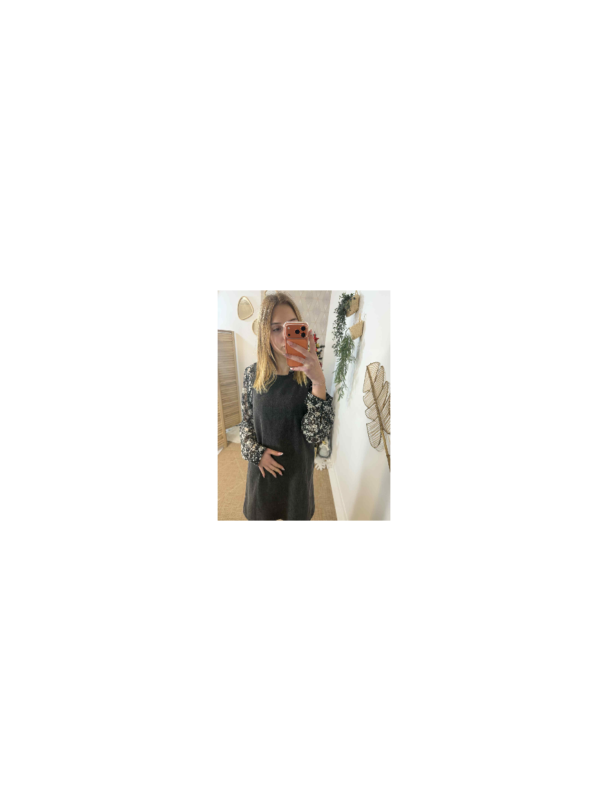 Robe gris anthracite tendance et chic | Marina & Paloma