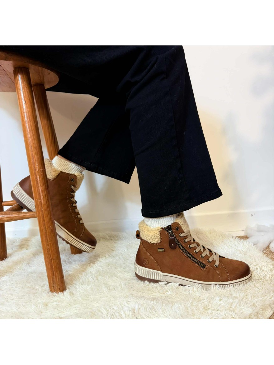 Basket Remonte D0770-22 camel montante | Marina & Paloma