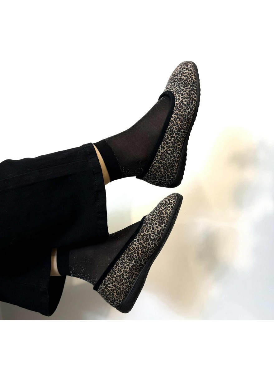 Chausson Fargeot Espard Léopard Ballerine | Marina & Paloma