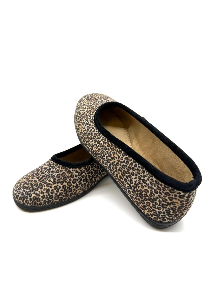 Chausson Fargeot Espard Léopard Ballerine | Marina & Paloma