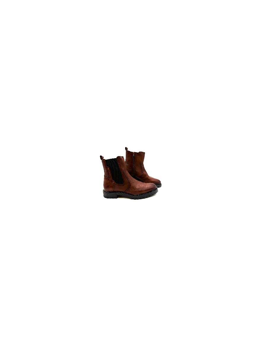 Bottine Chelsea Mustang Marron -50% | Marina & Paloma