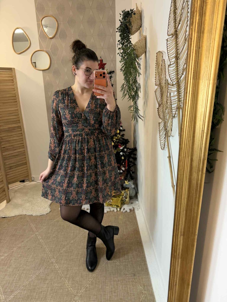 Robe Maelle Curvy grande taille bohème chic | Marina & Paloma