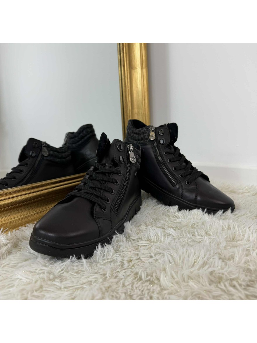 Basket Rieker N1305-00 – Confort & Adhérence Noire | Marina & Paloma