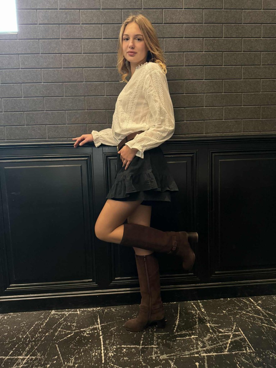 Jupe Short Velour