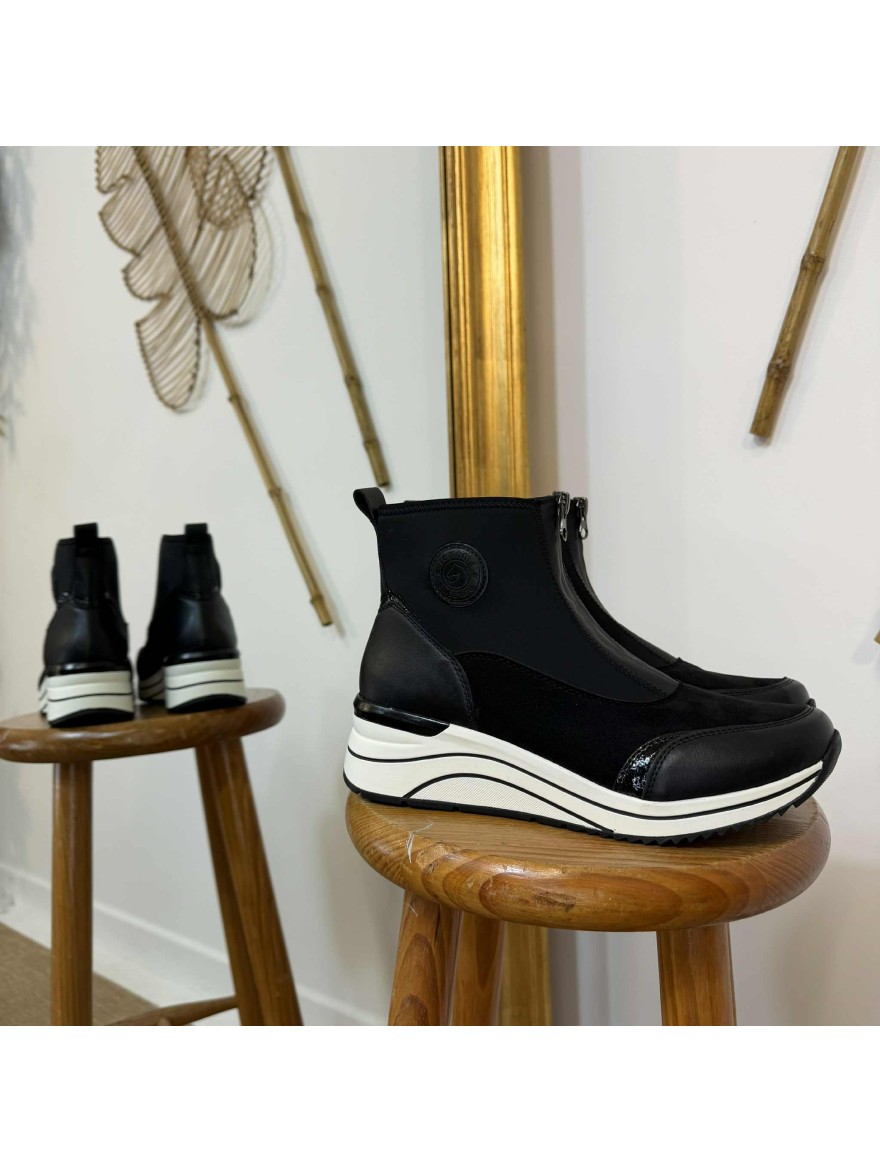Basket Stretch Remonte D0T78-02 Noir | Marina & Paloma