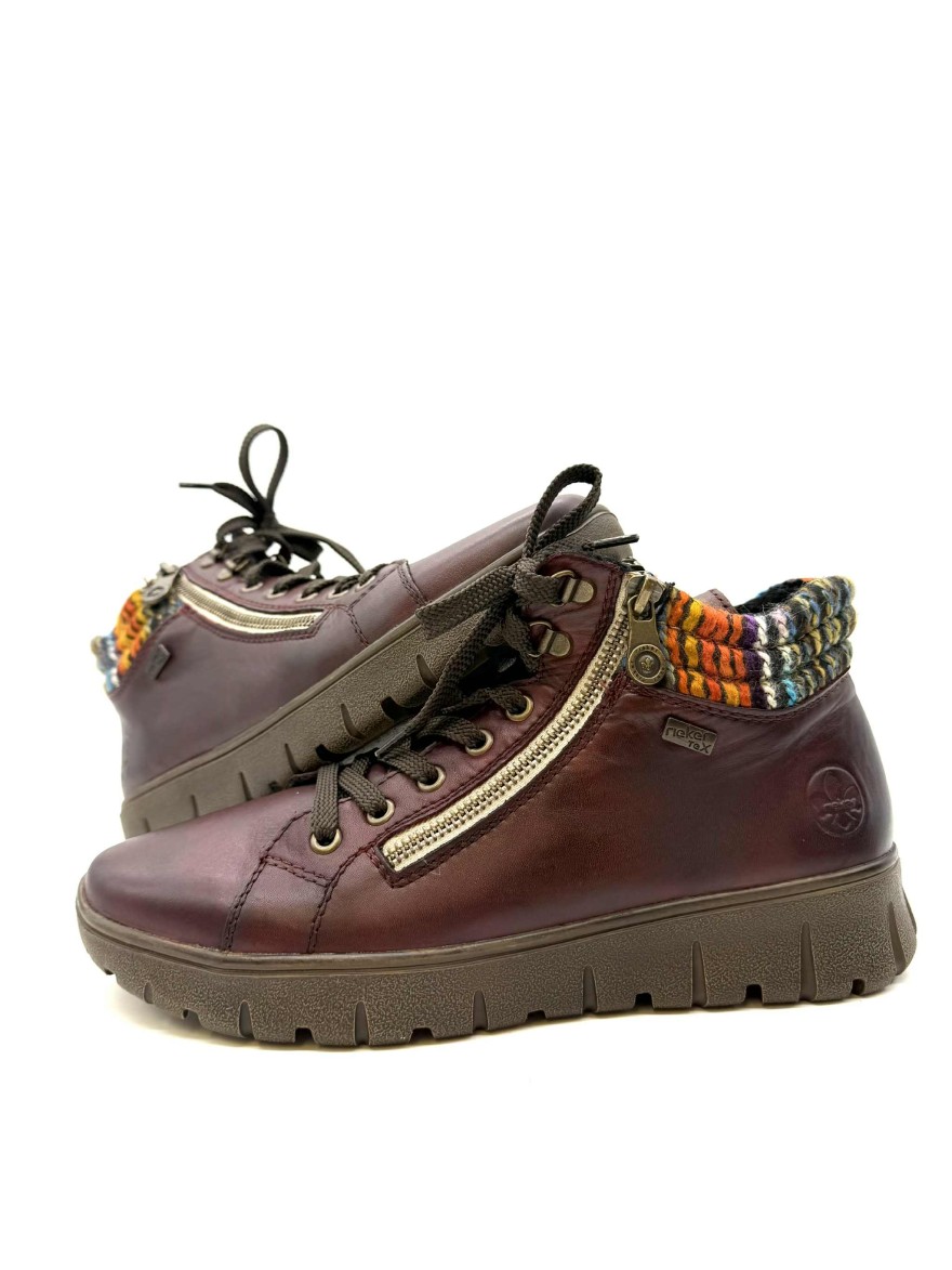 Basket montante Rieker N1305-35 bordeaux | Marina & Paloma