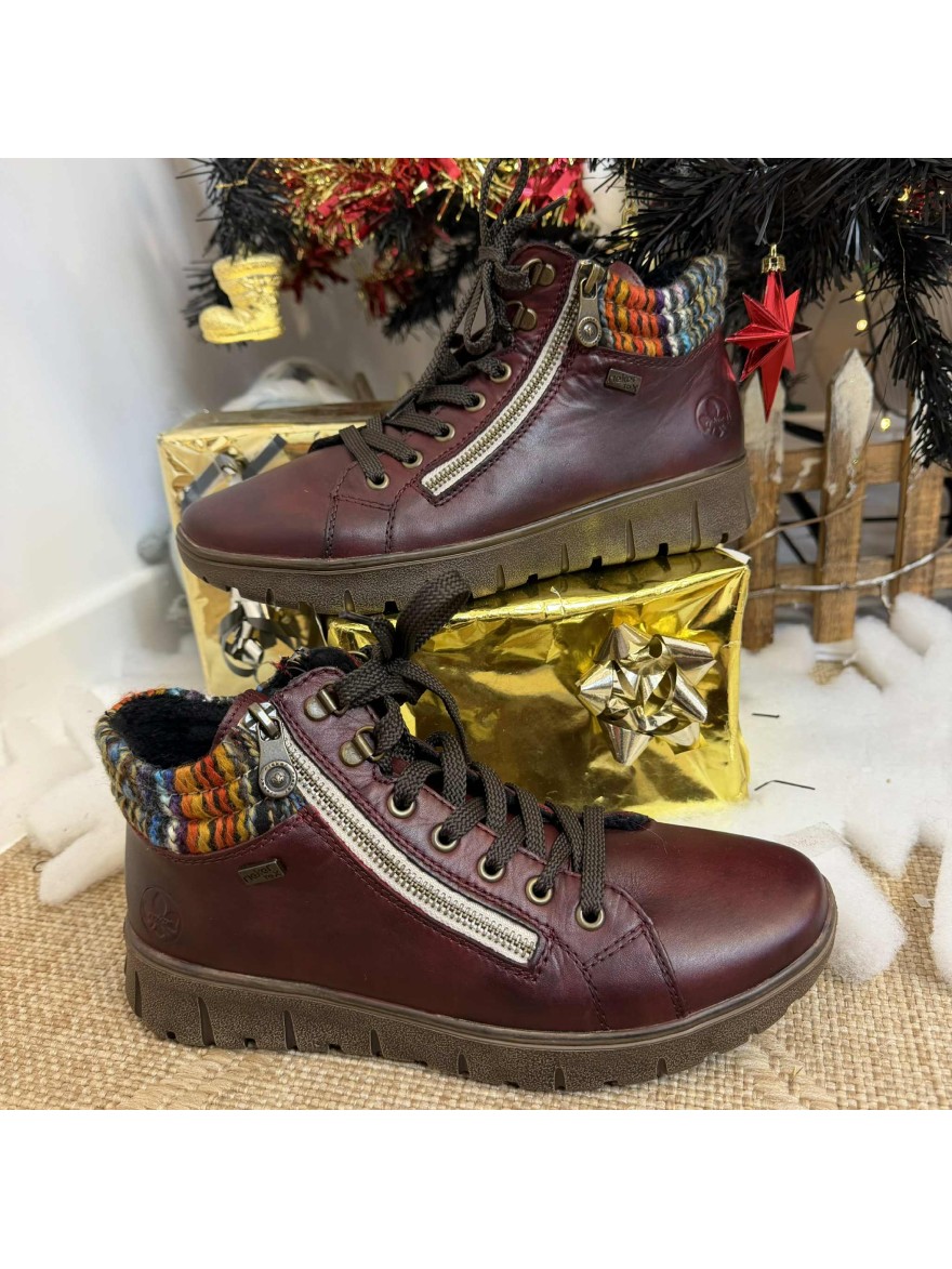 Basket montante Rieker N1305-35 bordeaux | Marina & Paloma