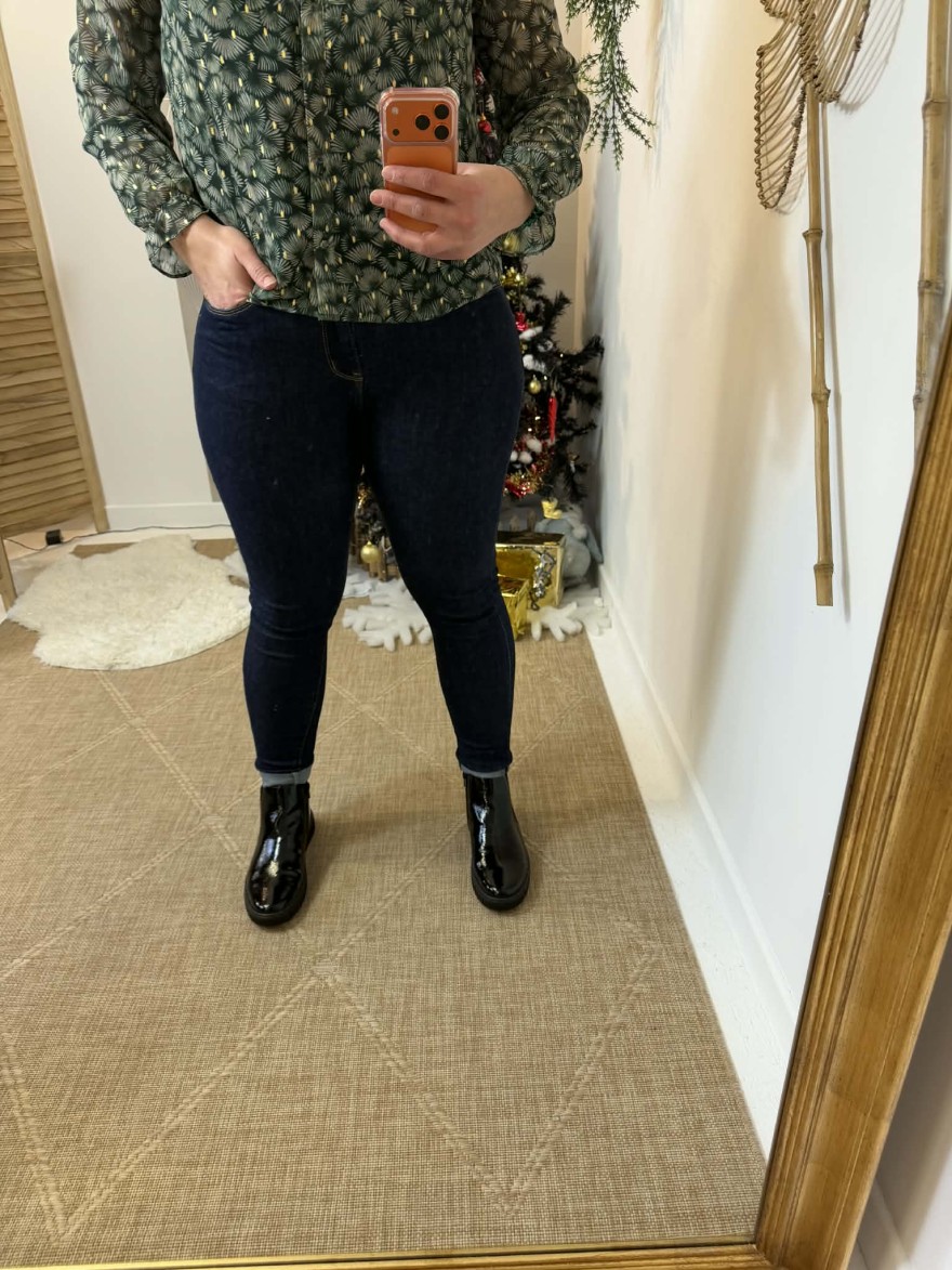 Jean Skinny Nina Carter Bleu Foncé Élégant | Marina & Paloma