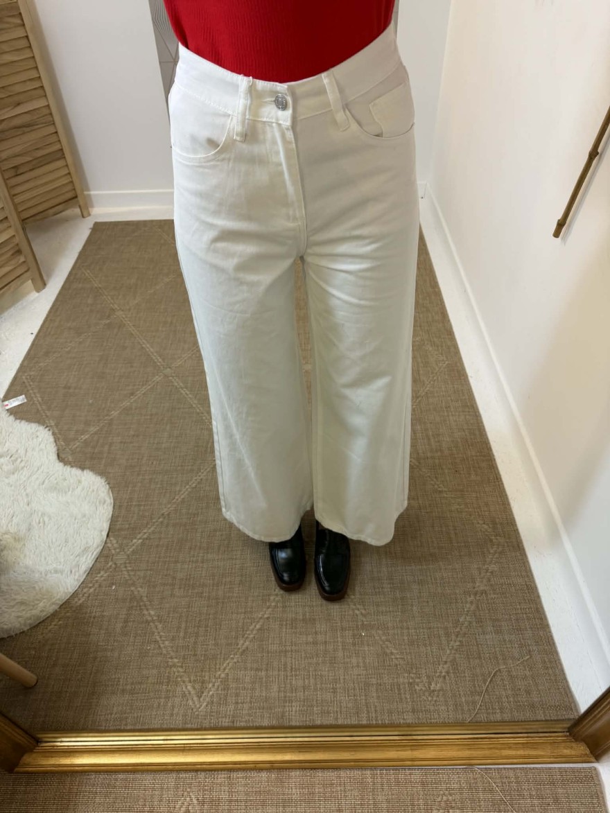 Jean Palazzo Écru Taille Haute Oraije Paris | Marina & Paloma