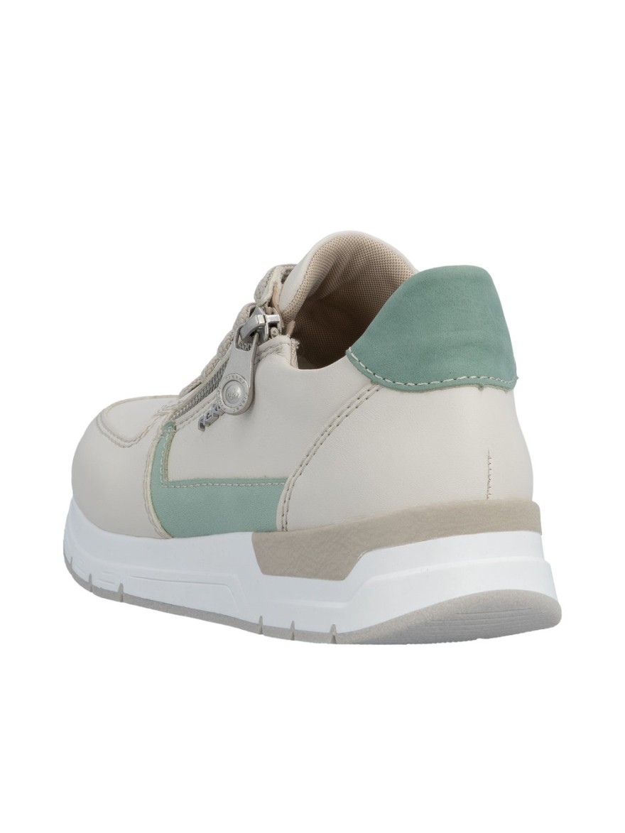 Basket Rieker 58902-60 Beige et Vert d’Eau | Marina & Paloma