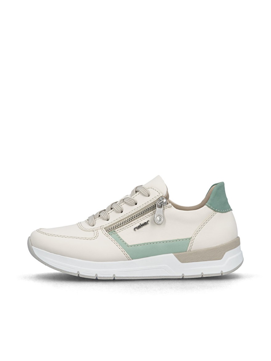 Basket Rieker 58902-60 Beige et Vert d’Eau | Marina & Paloma