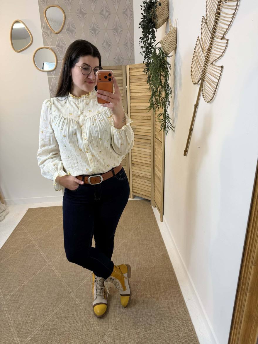 Bottines Été à Lacets Jaune Lady Glory – Lumineuses | Marina & Paloma