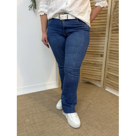 Jean Flare Taille Haute Confortable Femme | Marina & Paloma