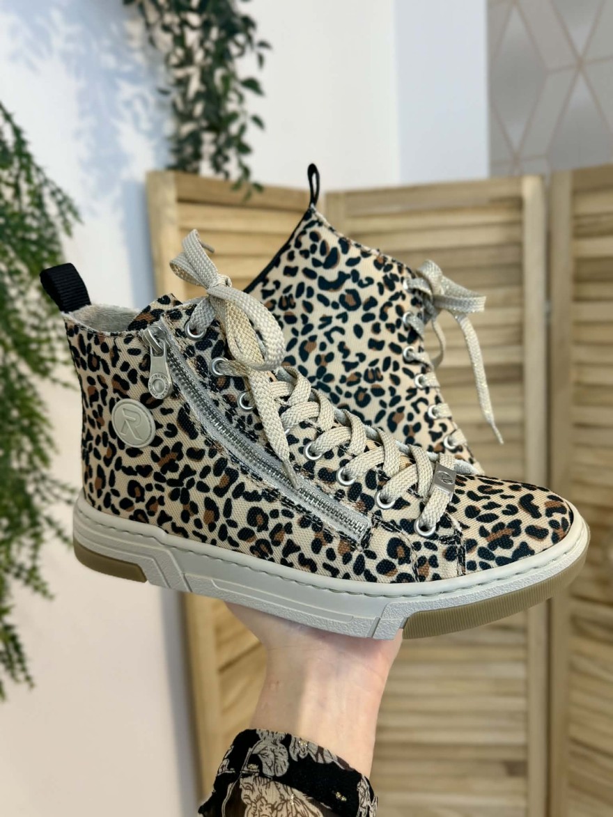 Basket Montante Rieker Léopard N3903-90 | Marina & Paloma