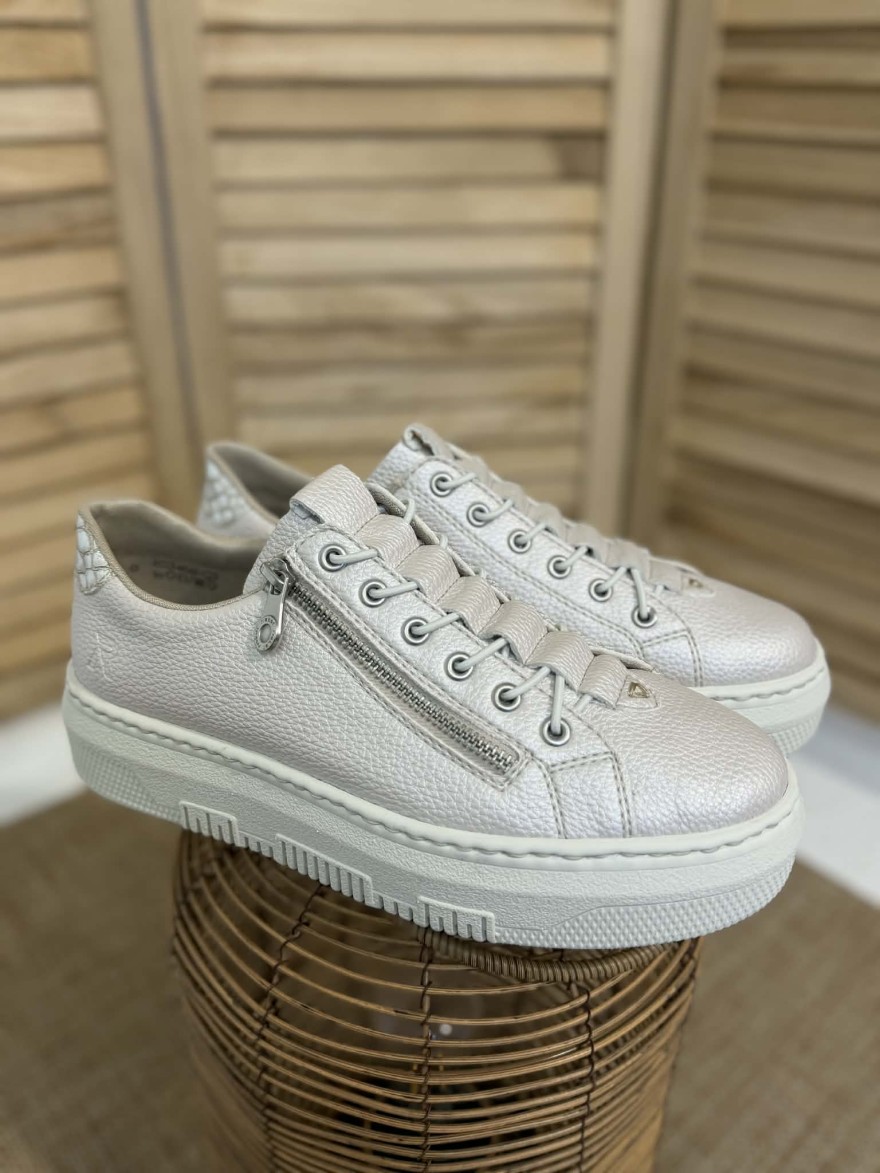 Basket Rieker M1952-90 Beige Irisé | Marina & Paloma