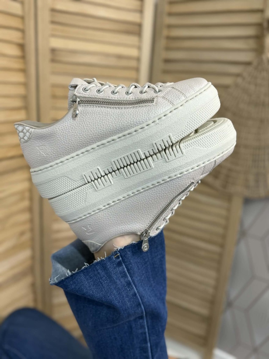 Basket Rieker M1952-90 Beige Irisé | Marina & Paloma