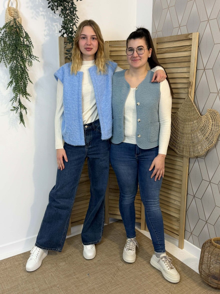 Gilet sans manche Kilky 36-40 léger et facile | Marina & Paloma