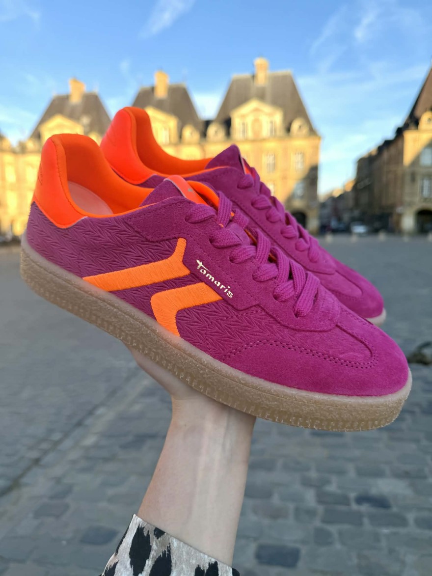 Basket Tamaris 23723 Rose Framboise et Orange | Marina & Paloma