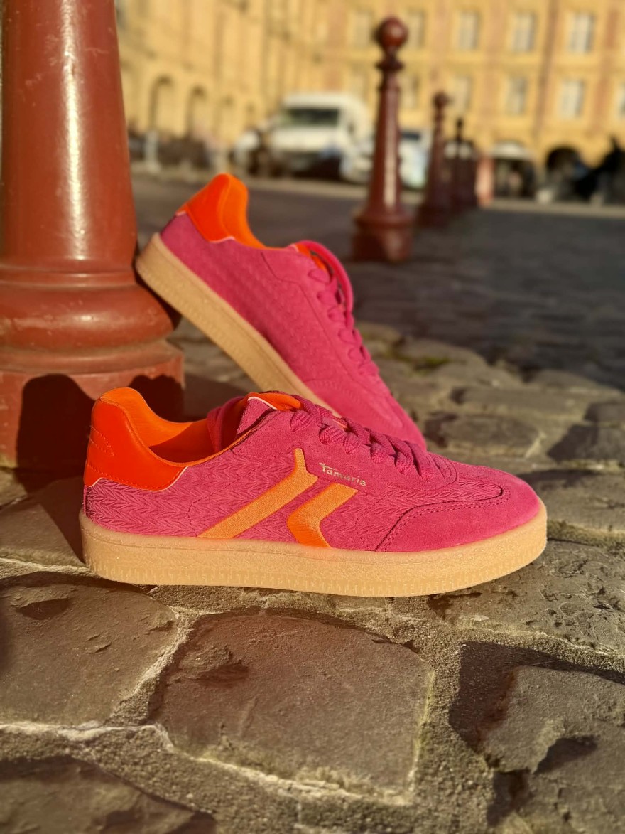 Basket Tamaris 23723 Rose Framboise et Orange | Marina & Paloma