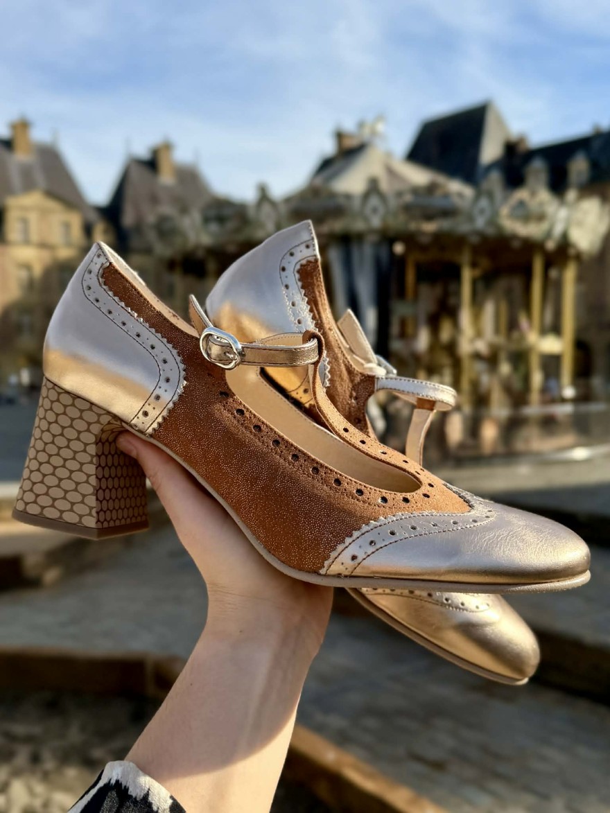 Escarpin Dorking Daci D9677 Champagne | Marina & Paloma