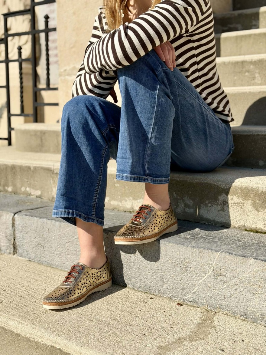 Jean Straight Place du Jour bleu denim | Marina & Paloma